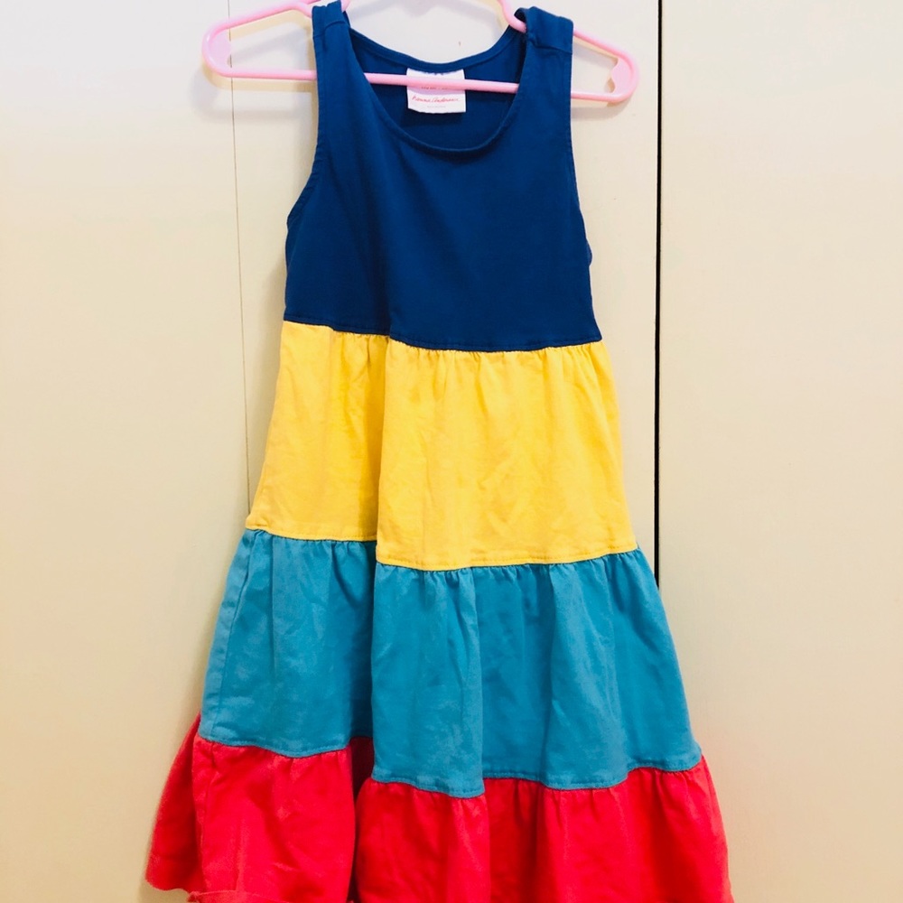Hanna Andersson Girls Cotton Dress Sz 110